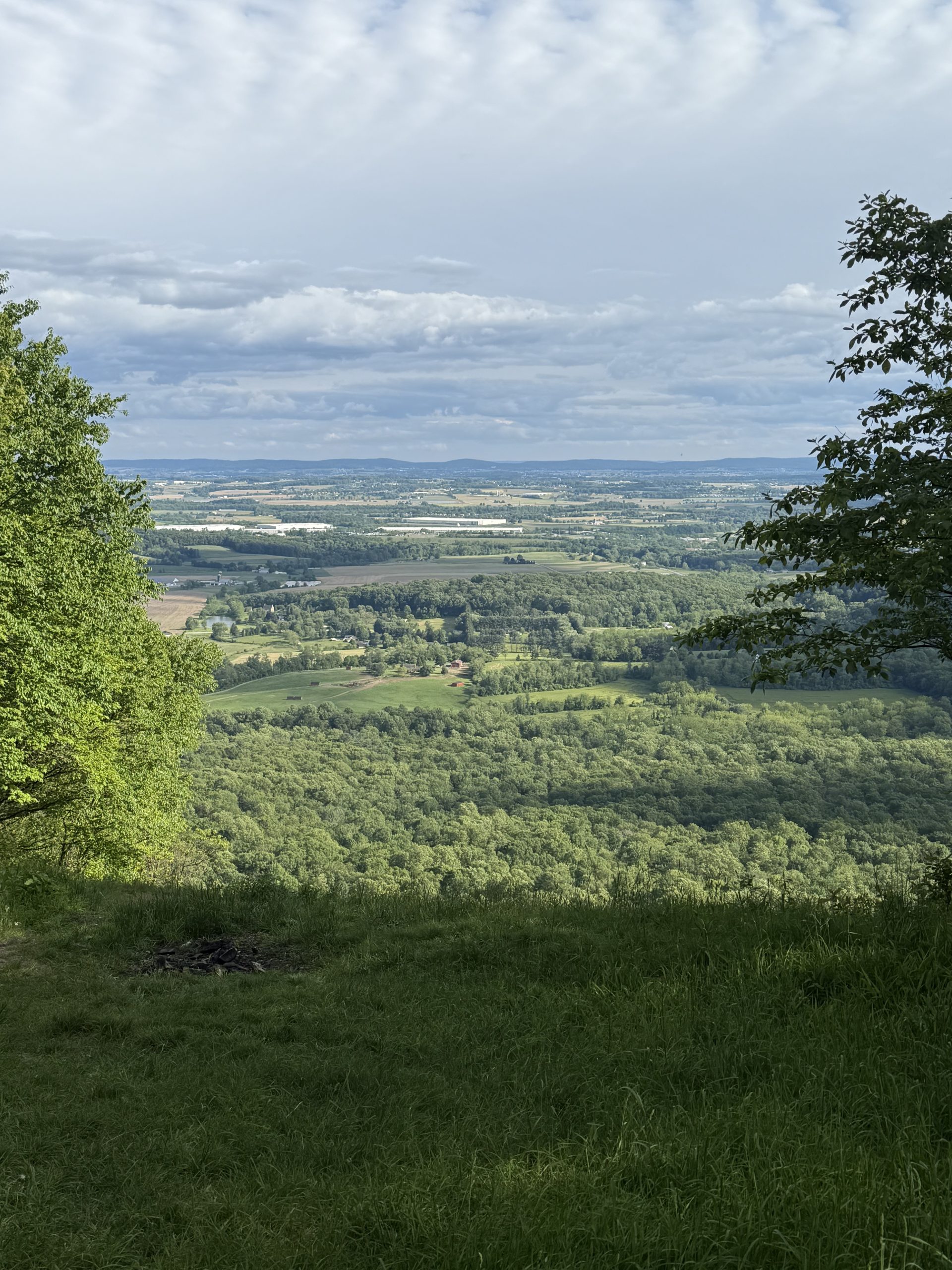 Scenic overlook along the Appalachian Trail between Green Point and Route 501 in Pennsylvania.