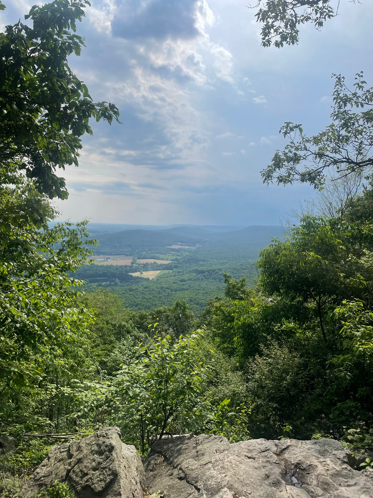PA 183 to Route 501 Appalachian Trail scenic overlook in Pennsylvania